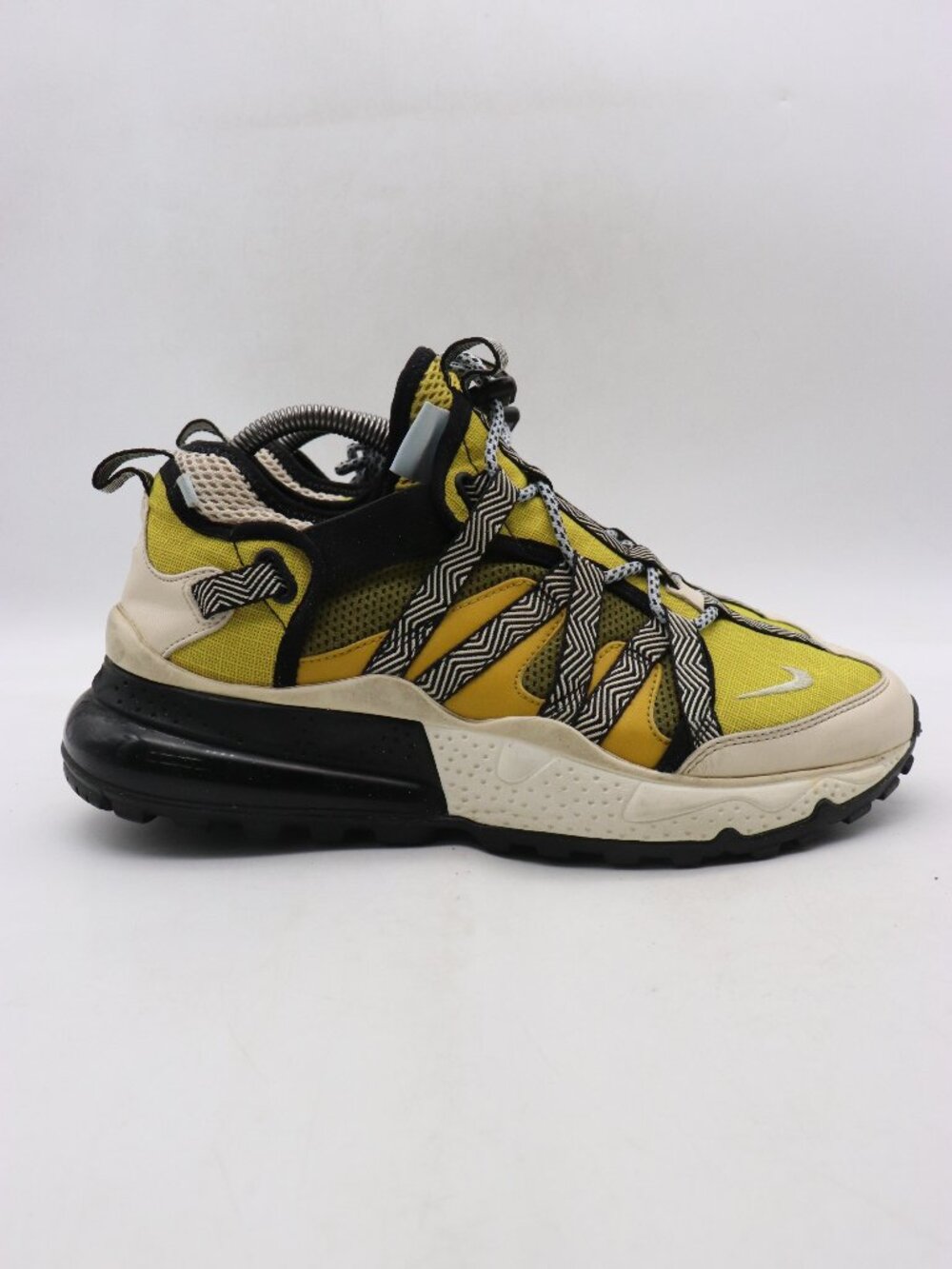 Nike Air Max 270 Men's Size 9 Bowfin Dark Citron Yellow Sneakers AJ7200-300